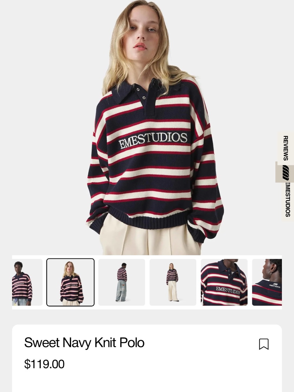 *NWT* EMESTUDIOS Sweater- Small